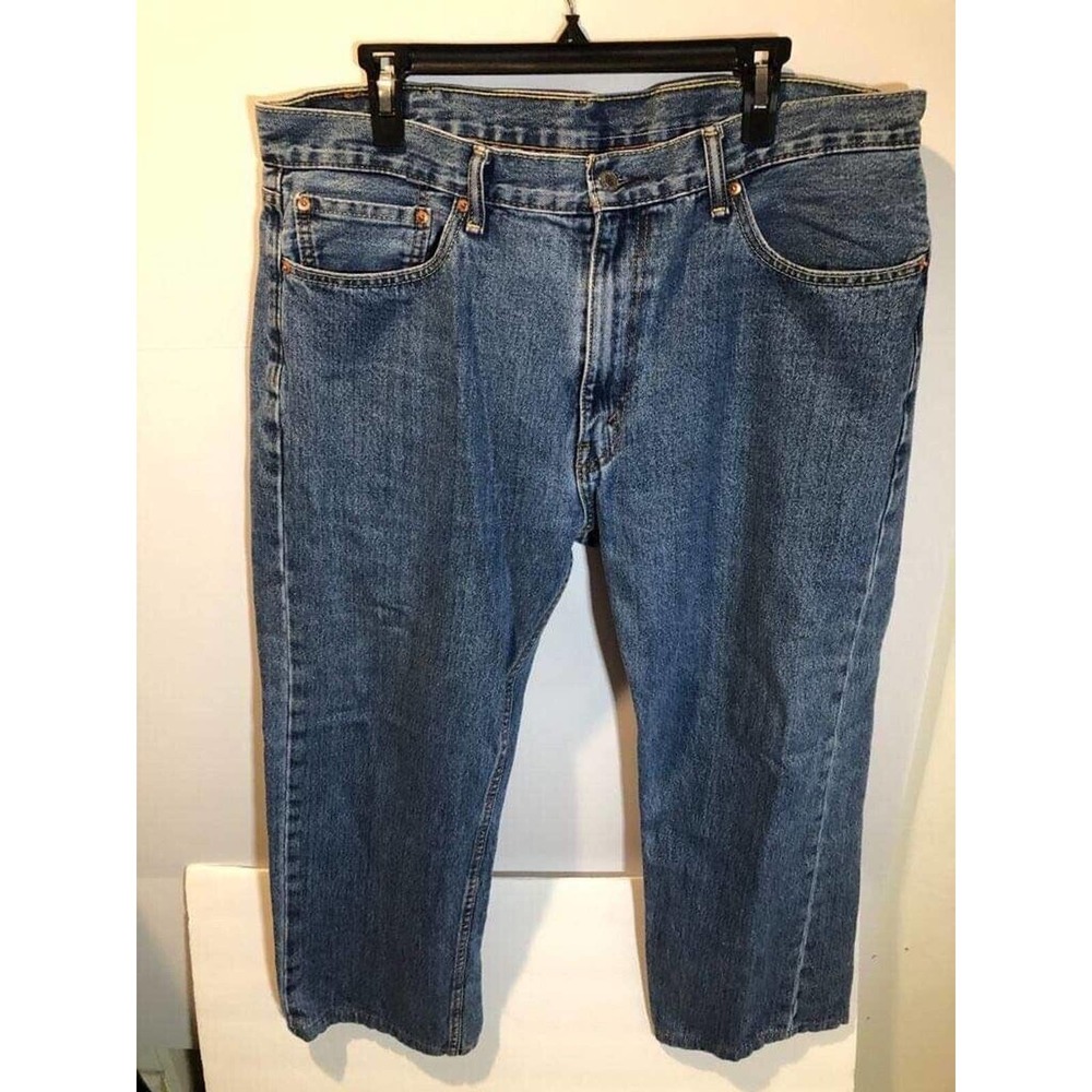 Levis 505 Jeans W38 x L32 Blue Pants Levi Strauss Mens